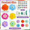 Paper Flower Ball Pendant Decorations DIY-AR0005-36-2