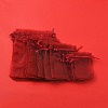 30Pcs 4 Styles Rectangle Organza Bags Jewellery Storage Pouches Wedding Favour Party Mesh Drawstring Gift OP-FS0001-01A-9