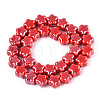 Handmade Porcelain Bead Strands PORC-N011-04G-2