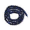 Natural Lapis Lazuli Beads Strands G-G059-4mm-3