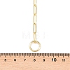 Brass Paperclip Chain Y Lariat Necklaces NJEW-H087-06G-G-5
