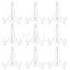 10Pcs Folding Plastic Decorative Plate Display Easels ODIS-GO0001-13-1