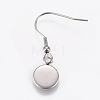 Stainless Steel Dangle Earrings LS-EJEW-WH0001-A05-2