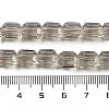 Electroplate Glass Beads Strands GLAA-G112-07C-4