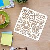 Plastic Reusable Drawing Painting Stencils Templates DIY-WH0172-228-3