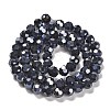 Electroplate Opaque Glass Beads Strands LS-EGLA-A035-P8mm-A18-2