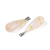 Natural Yellow Hematoid Quartz Pendants G-N360-08P-01-2