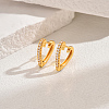Classic Fashionable Brass Hoop Earrings for Women PJ2124-2-1