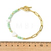 Dyed Natural Freshwater Shell Beads Link Bracelets BJEW-JB13682-5