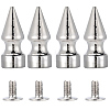 20Pcs Zinc Alloy Spikes Screwback Studs FIND-GF0008-53B-7