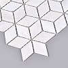Natural Freshwater Shell Mosaic Tile Cabochons SHEL-Q029-08-2