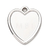 304 Stainless Steel Pendant Cabochon Settings STAS-Z204-04P-13-1