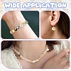 60Pcs 6 Colors Electroplate Transparent Glass Beads EGLA-YW0005-78-6