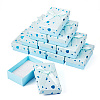 Polka Dot Pattern Cardboard Jewelry Packaging Boxes CON-TAC0011-04B-05-9