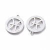 Non-Tarnish 304 Stainless Steel Pendants STAS-L249-002B-2