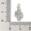 Rack Plating Brass & Cubic Zirconia Pendants KK-L216-063P-3