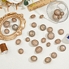 30Pcs 5 Styles Zinc Alloy Buttons BUTT-FH0001-016AG-4
