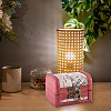 Retro Wooden Jewelry Storage Boxes with Latch Clasps AJEW-CL0005-35A-5