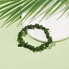 Natural Diopside Chips Beaded Stretch Bracelet BJEW-JB08081-2