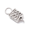 3Pcs 3 Styles Tibetan Style Alloy Links Connector Charms PALLOY-JF04435-4