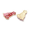 Alloy Enamel Pendants ENAM-T024-06A-G-2