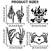 US 1 Set PET Hollow Out Drawing Painting Stencils DIY-MA0001-28A-2