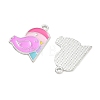 Alloy Enamel Pendants AL-CBA292F-01K-P-2
