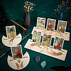 Gorgecraft 2 Sets 2 Style Wooden Tarot Card Stand Holder DJEW-GF0001-46B-02-5