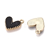 Rack Plating Alloy Enamel Charms ENAM-N056-343G-A-2