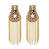 SUPERFINDINGS 2Pcs Fashionable Tassel Epaulettes FIND-FH0008-80G-1