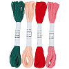 4 Skeins 4 Colors 6-Ply Cotton Embroidery Floss EMBR-WH20001-003B-1