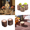 CRASPIRE Wood Candle Holders AJEW-CP0001-08-7