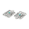 Synthetic Turquoise Pendants X-FIND-TADZ0001-07AS-3