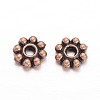 Alloy Daisy Spacer Beads PALLOY-L166-31-2