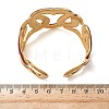 304 Stainless Steel Enamel Cuff Bangles for Women LS-BJEW-F518-03A-G-3