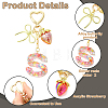 Alloy & Resin Pendant Decorations HJEW-YW00401-05-4