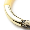 Acrylic Curved Tube Beaded Stretch Bracelet for Women BJEW-JB08437-02-5
