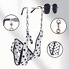 2Pcs 2 Colors Polyester & Acrylic Eyeglasses Chains AJEW-SP0006-02B-6