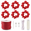 DIY Hair Tie Making Kits DIY-TA0015-81C-1