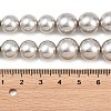 Electroplated Glass Pearl Graduated Beads Strands BSHE-C011-03D-5