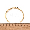 304 Stainless Steel Rhinestone Cuff Bangles for Women BJEW-L610-23G-5