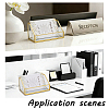 2Pcs Glass Business Card Box ODIS-GO0001-26-5