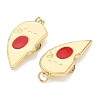 Brass Enamel Pendants KK-A293-02G-03-2