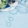 Electroplate Glass Beads Strands EGLA-SC0001-25E-4
