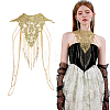 Gothic Polyester Lace Shoulder Chains for Wedding Dress AJEW-GA0010-27-5