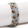 Natural Blue Calcite Beads Strands G-K427-A01-3mm-2
