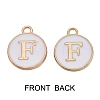 Golden Plated Enamel Alloy Charms ENAM-SZ0001-26A-F-2