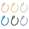 316 Surgical Stainless Steel Clip on Nose Rings WGA7223-06-4