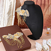 Flower Computerized Embroidery Ornament Accessories AJEW-WH0410-116A-4