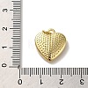 Rack Plating Brass Micro Pave Cubic Zirconia Pendants KK-R158-01G-G-3